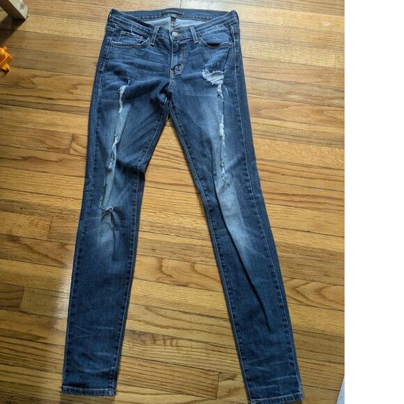 Flying Monkey Distressed Skinny Jeans - Picture 1 of 12